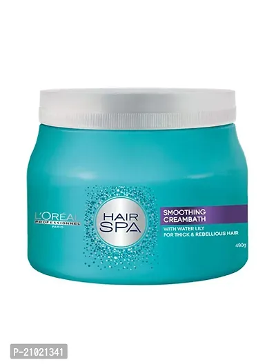 L'OREAL  Smoothing  Creambath Hair Spa 490g-thumb0