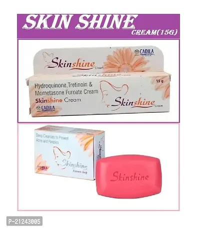 SkinShine CADILA  Skin Type FAIRNESS  CREAM 15gm (Pack Of-1) SkinShine Soap 50g-thumb0