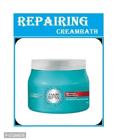 L'OREAL Repairing  Creambath Hair Spa 490g-thumb0