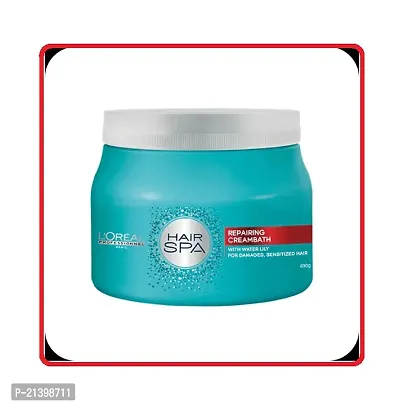 L'OREAL Repairing   CreamBath With Water Lily  Spa 490g-thumb0