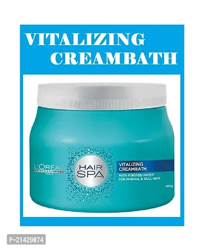 L'OREAL  Professional Vitalizing  CreamBath  Hair Spa 490G.M-thumb0