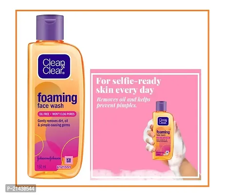 Clean  Clear Foaming Face Wash 150 ml