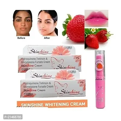 Skinshine Face  Cream Super Fresh 2pec 15g  With Lipbalm Pink Lolita