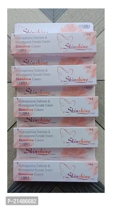 SkinShine  Face Whitening  Cream  (Pack of 5).