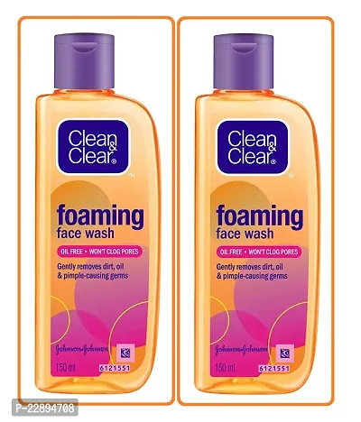 Clean  Clear Professional Foaming Face Wash  150 ml  (Pack Of -2)-thumb0