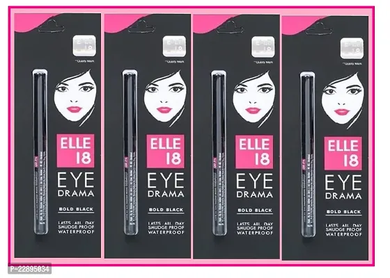 Elle 18 Eye  Drama  kajal 10g  (Pack Of -4)