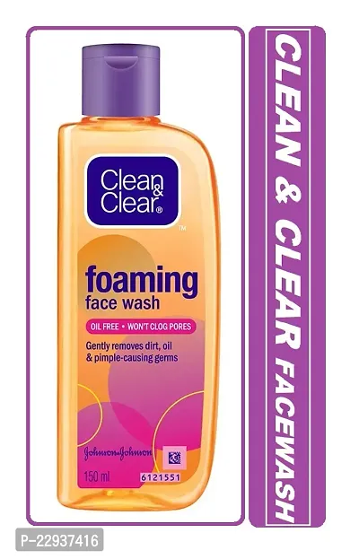 Clean  Clear Foaming FaceWash For Young Skin 150ml-thumb0