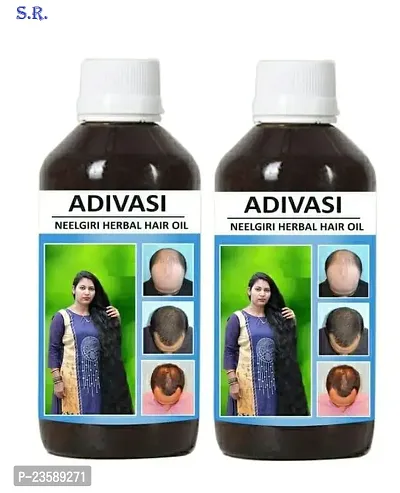 Adivasi Neelgiri  Herbal Hair Growth Oil 200ml (Pack Of-2)-thumb0