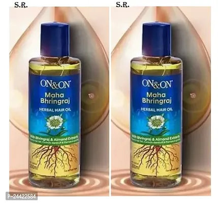 OnOn  Maha Bhringraj Herbal Hair Oil 200 ml Pack Of-2-thumb0