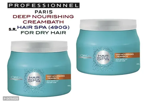 L'OREAL Deep Nourishing Creambath Hair Spa 490Gm  (Pack Of-2)