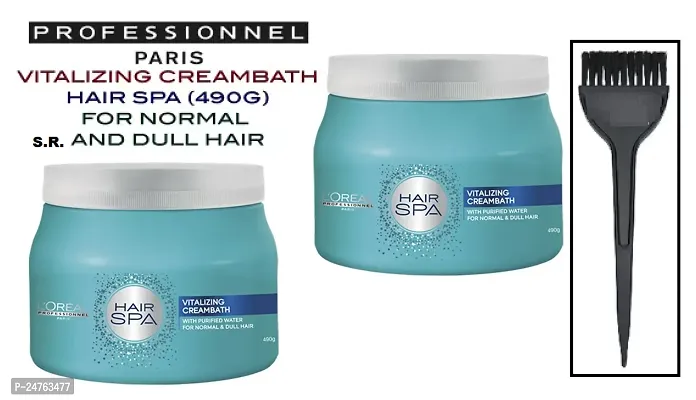 L'OREAL Professional Smoothing  Creambath Hair Spa 490Gm  (Pack Of-2)