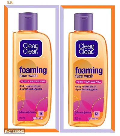 Clean  Clear Professional Foaming Face Wash 150 ml (Pack Of-2)