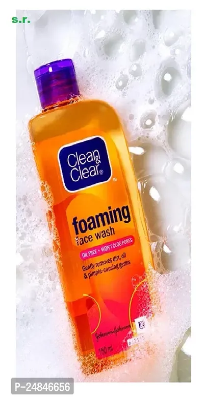 Clean  Clear  Foaming Face Wash 150 ml Pack Of-1-thumb0