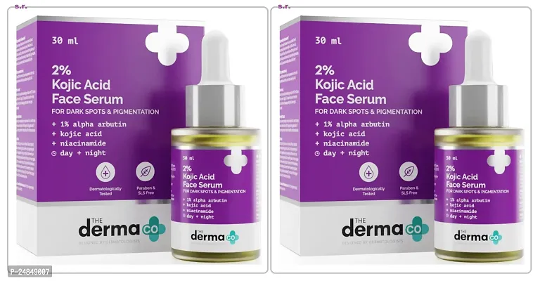 Derma  2% Kojic Acid Face Glowing  Serum  30 ml Pack Of-2