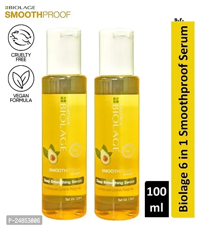 Biolage Hair Growth  Smooth proof Serum 100 ml (Pack Of-2)-thumb0