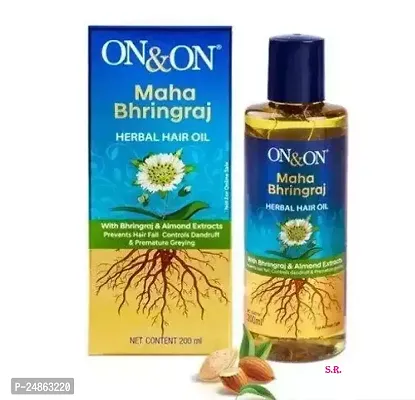 ONON  Maha Bhringraj Herbal Hair Oil 200 ml (Pack Of-1)-thumb0