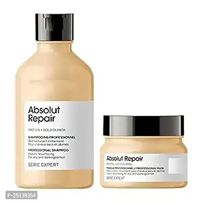 Absolut Repair Hair Shampoo 300 ml And Hair Mask 250 gm  Combo Pack-thumb0