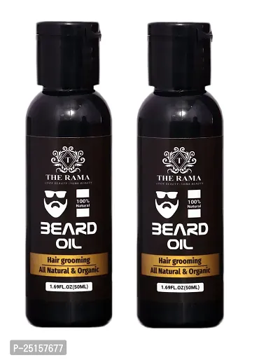 The Rama Professional Beardo Hair Growth Oil 50 ml  (Pack Of-2)