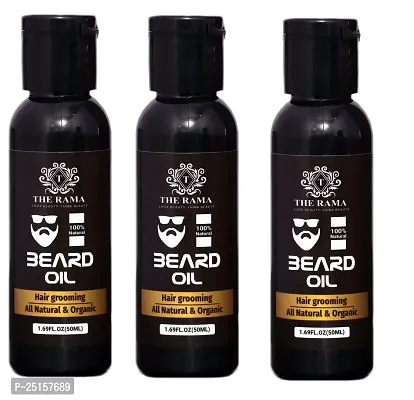 The Rama Professional Beardo Hair Growth Oil 50 ml  (Pack Of-3)