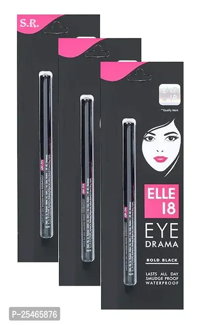 Elle 18 Eye Liner 24hr Pack Of-3-thumb0