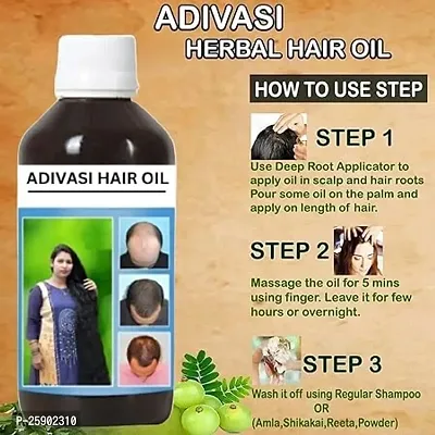 Adivasi Herbal All  Hair Type Growth Oil 200 ml-thumb0