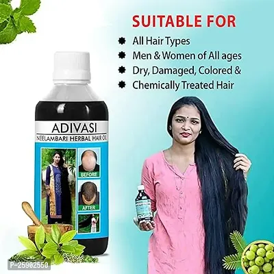 Adivasi Herbal All Hair Type Hair Growth Oil 200 ml-thumb0