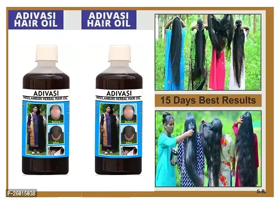 Adivasi 100% Original Herbal hair Oil 200 ml (Pack Of-2)-thumb0