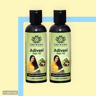 The Rama Adivasi 108 Ayurvedic  Hair  Control  Long Strong  Hair Oil 100 ml (Combo -2)-thumb0