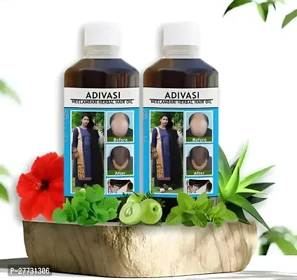 Adivasi Herbal Hair Regrowth  Oil 100 ml Pack Of-2-thumb0