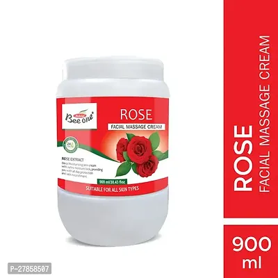 Bee One Rose Skin Care Facial Massage  Cream 900 ml Pack Of-1-thumb0