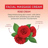 Bee One Rose Skin Care Facial Massage  Cream 900 ml Pack Of-1-thumb1