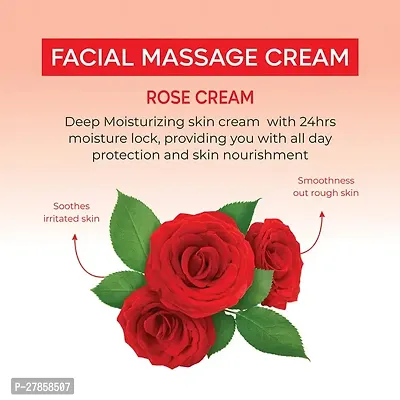 Bee One Rose Skin Care Facial Massage  Cream 900 ml Pack Of-1-thumb2