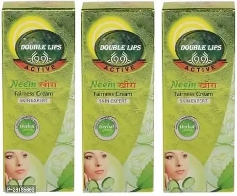 Natural Neem Kheera  Face Glowing  Cream 50 mg (Pack Of-3)