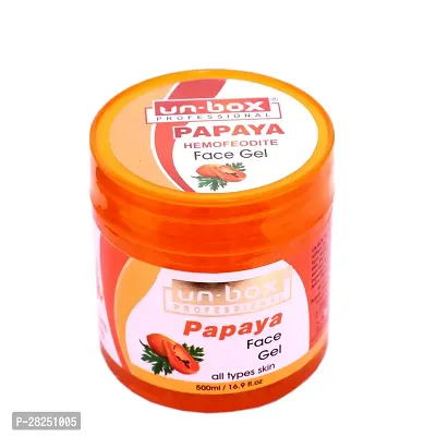 Unbox Pure Original Papaya  Face Gel  500 ml (Pack Of-1)