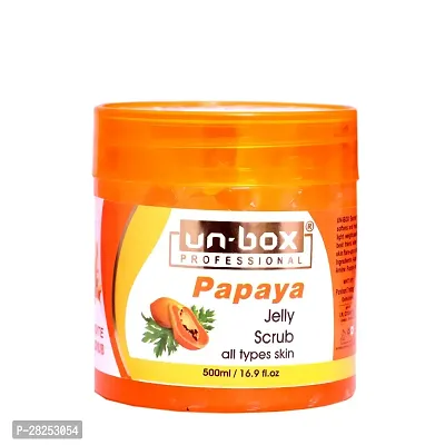 Unbox Original Pure Papaya Facial Scrub 500 ml (Pack Of-1)-thumb0