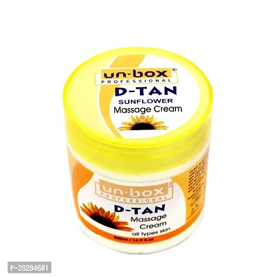 D-TAN  Sun Flower Face Massage Cream 500 ml-thumb0