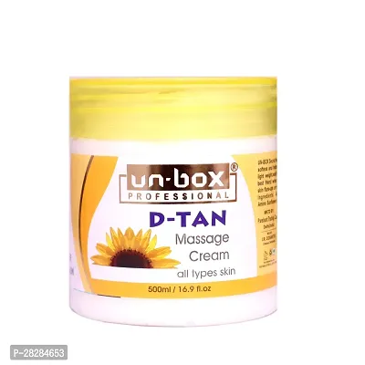 D-TAN  Sun Flower Face Massage Cream 500 ml-thumb0