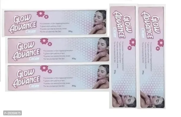 Glow Advance Original Face Glowing Skin Cream 20 gm (Pack Of-5)-thumb0