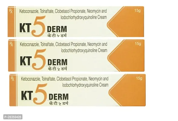 Kt5 Derma Fungal Intection Skin Cream 15 gm Pack Of 3-thumb0