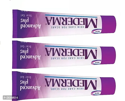 Mederma New Advance Plus For All Skin Type Old  New Scars  Gel 10 gm (Pack Of-3)-thumb0