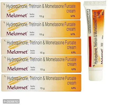 Melamet Mometasone Furoate Skin Face Crean 15 gm (Pack Of-5)-thumb0