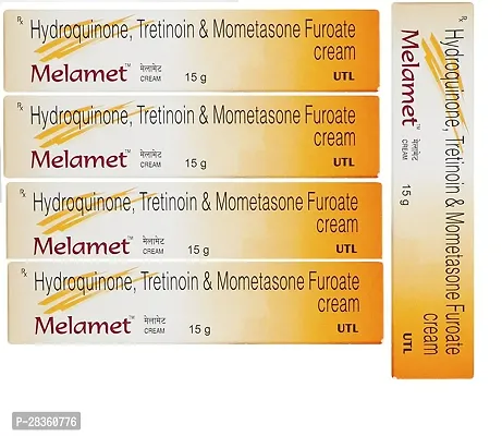 Melamet Natural Skin Care  Mometasone Skin Face Crean 15 gm (Pack Of-5)