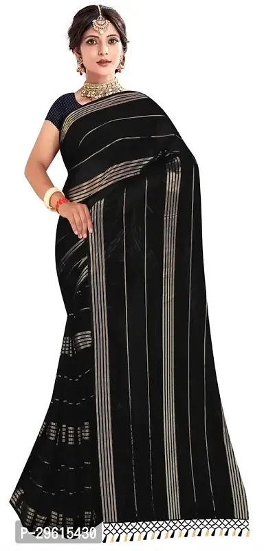 Latest Attractive Chiffon Saree with Blouse piece