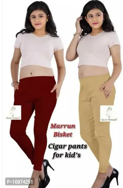 Stylish Cotton Cigar Potli Pant Jeggings For Women Pack Of 2