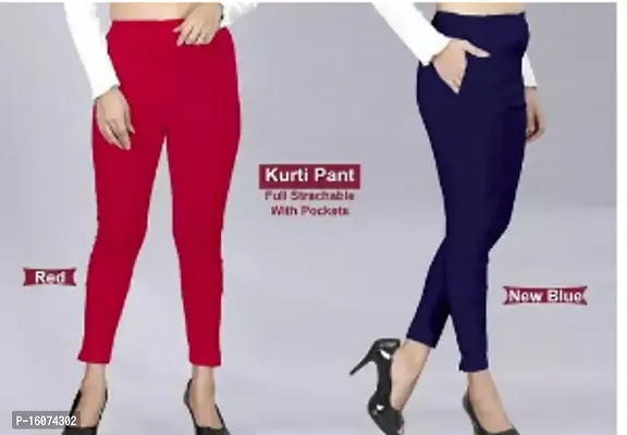 Buy Stylish Cotton Cigar Potli Pant Jeggings For Women Pack Of 2 Online In  India At Discounted Prices