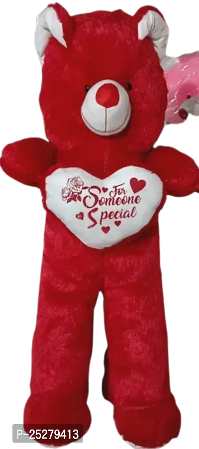 Beautiful Red Cotton Teddy Bears Soft Toy For Baby And Kids