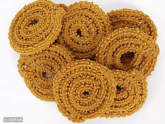 Special Moongdal Chakli (500 g, 2 Packs of 250g) | Namkeen Snacks for foodie Indians-thumb0