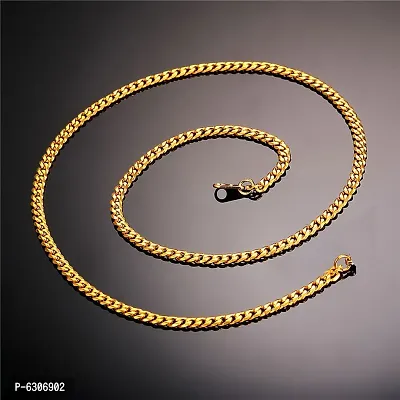 Stylish Alloy Golden Alloy Chain For Women And Men-thumb3