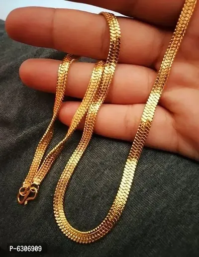 Stylish Alloy Golden Alloy Chain For Women And Men-thumb2