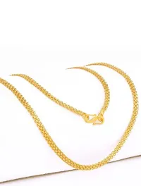 Stylish Alloy Golden Alloy Chain For Women And Men-thumb1